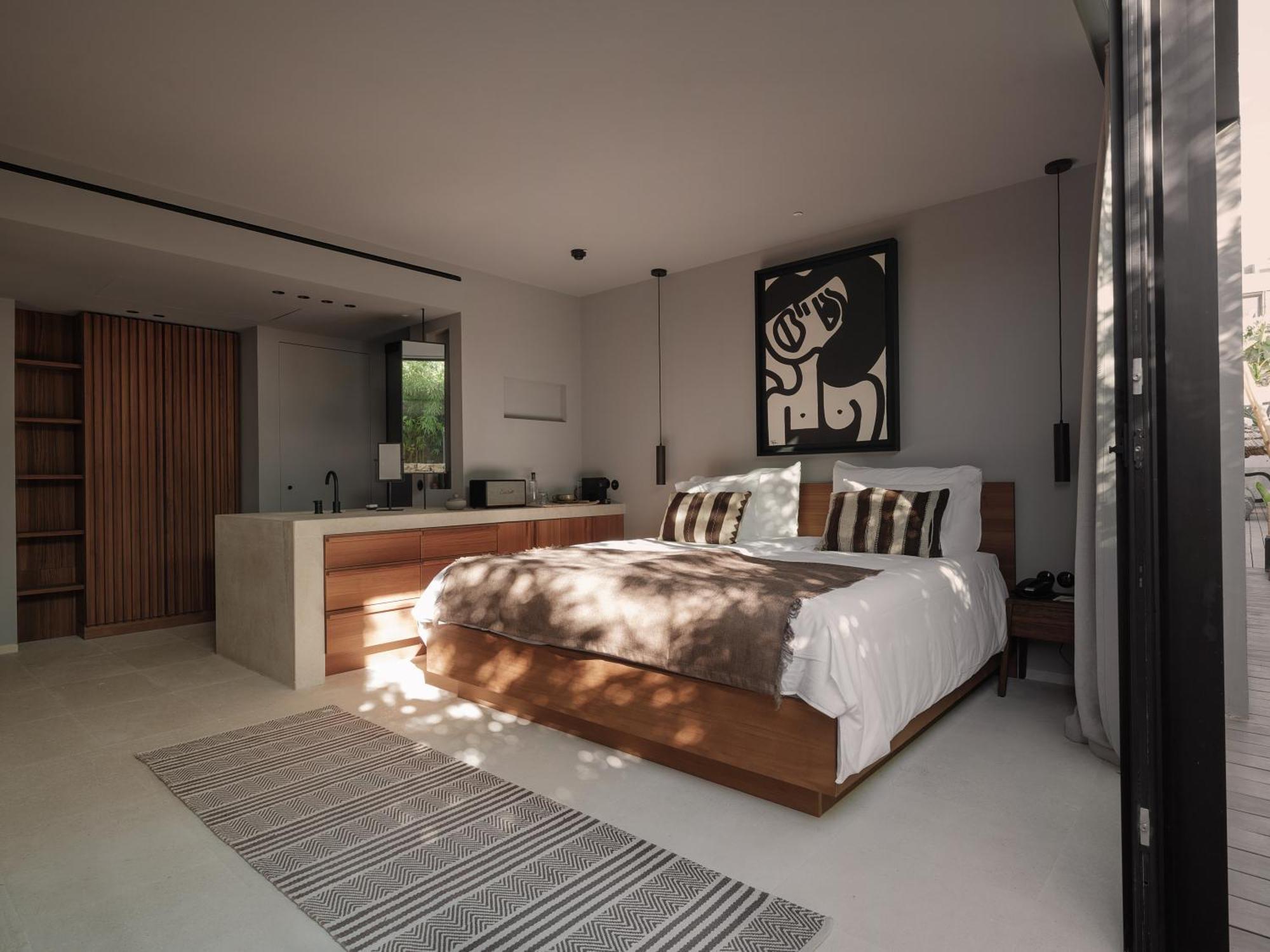 Oku Ibiza (Adults Only) Hotel San Antonio Kültér fotó The bedroom of a typical apartment